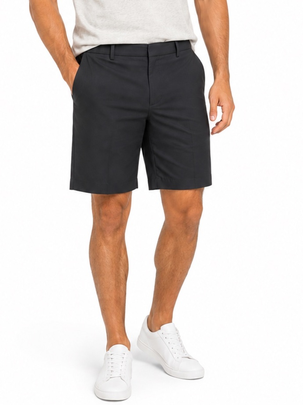 NWT Cafe Kitsune Cotton Chino Shorts Black Preppy Sz 50